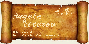 Angela Vitezov vizit kartica